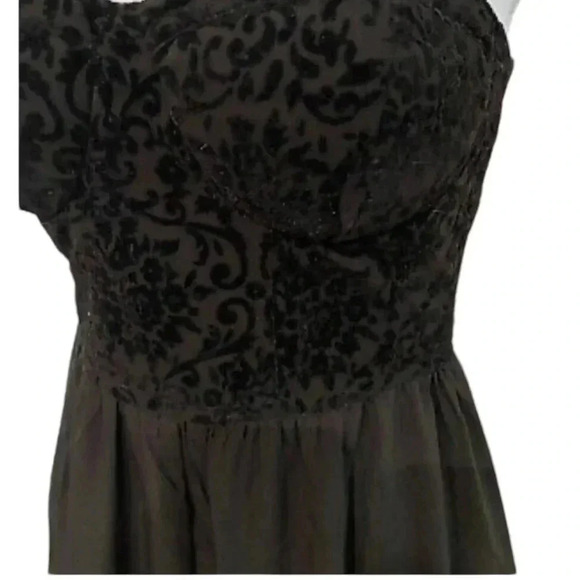 Anthropologie Band of the Free size small black bustier high low dress. VGUC - Picture 15 of 15